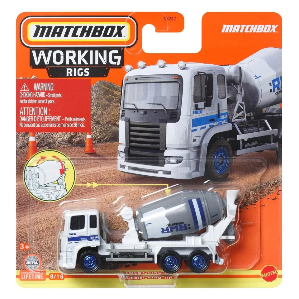 MATCHBOX 2024 REAL WORKING RIGS CEMENT KING HD New ON HAND COMBINE SHIPPING! - Image 1 of 1