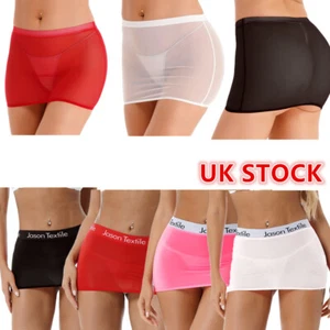 Freebily Women's See-Through Mesh Mini Skirts Low Rise Package Hip Short AU - Picture 1 of 45