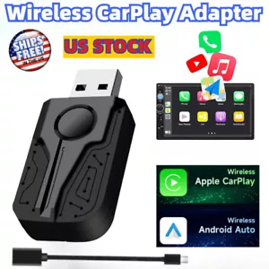 Adaptador inalámbrico automático Plug & Play Android y adaptador inalámbrico CarPlay 2 en 1 NUEVO - Imagen 1 de 12
