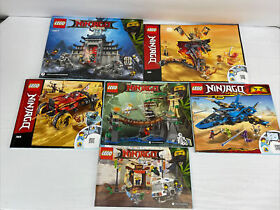Lego 70617 79674 70675 70668 Ninjago Movie Temple Instructions Manuals Only Lot