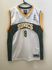 Camiseta NBA Seattle SuperSonics Luke Ridnour Reebok Swingman Autografiada? Talla XL - Imagen 1 de 5