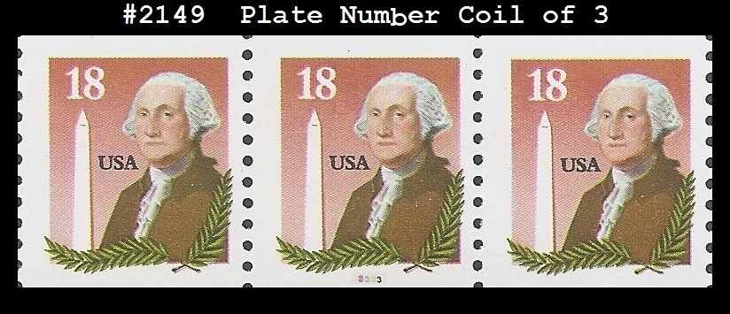 USA4 #2149 MNH PNC3 Pl #3333 George Washington & Monument - Image 1 of 1