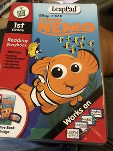 LeapFrog Leap 1 Preschool - Grade 1 - READING “Finding Nemo” Book & Cartridge - Picture 1 of 1