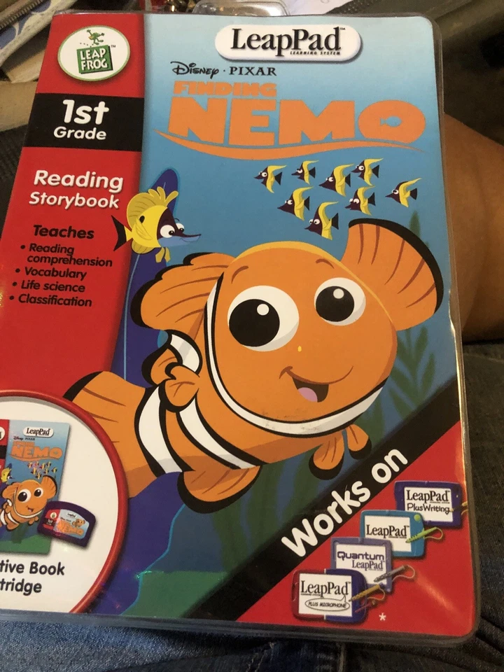 LeapFrog Leap 1 Preschool - Grade 1 -  READING “Finding Nemo”  Book & Cartridge - Image 1 of 1