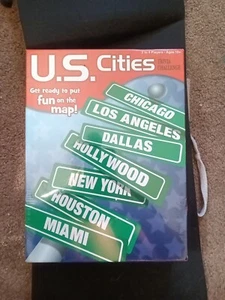 U.S. Cities TRIVIA CHALLENGE Map Educational Board Game Fun Family NEW & SEALED - Picture 1 of 2