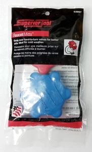 Superior Tool 03997 2pc Faucet Mitts, snap over valves for better grip - Picture 1 of 2