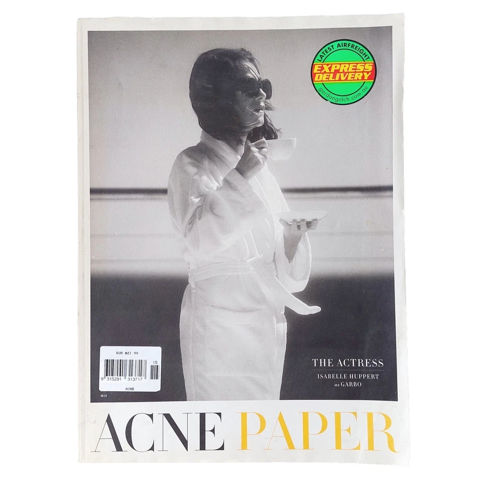 Acne Paper Issue 15 2014 (The Actress) Isabella Huppert As Garbo - Image 1 of 4