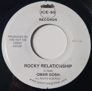 Omar Gosh - Rocky Relationship / Mad Anju - Good God Bless Ya Vinyl 45 - Ice-95 - Picture 1 of 6