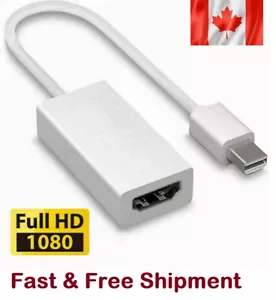 Mini Display Port DP Thunderbolt to HDMI Adapter Cable For Laptop Desktop PC - Picture 1 of 6