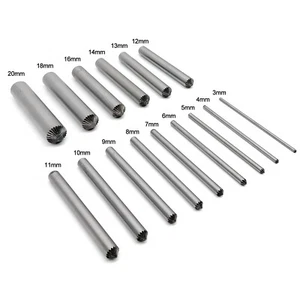 3-20mm Eyelets Grommet Ring Air Hole Semi Hollow Rivet Flowering Punch Tool Rod - Picture 1 of 21