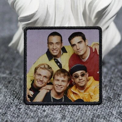 5SECOM Backstreet Boys Iron-on Patch with Embroidered Border for Hats, Shirts, Jackets