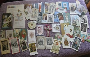 Vintage Early 1990s Lot 50+ HOLY CARDS Religious Catholic Prayer Awards Designed - Picture 1 of 20
