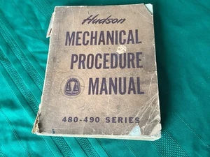 Original 1948 Hudson 480-490 Mechanical Shop Service Repair Manual - Picture 1 of 3