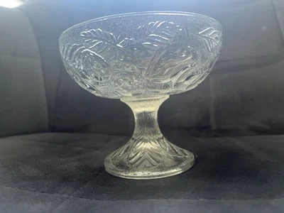 Hochwertige Glasschale & Eisbecher Dessertglas mit Beeren- & Blättermotiv - Bild 1 von 4