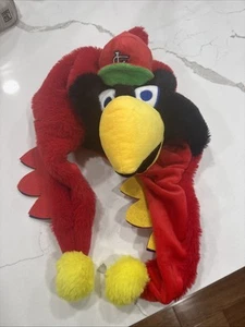 St. Louis Cardinals Fredbird Baseball Mascot Plush Hat Red MLB Souvenir Novelty - Picture 1 of 7