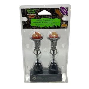 Lemax Corpse Torch 2er Set Halloween Village Spooky Town LOT NEU 2010 - Bild 1 von 6