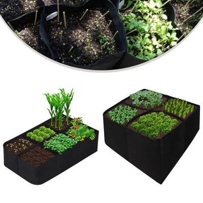 Rectangular Garden Grow Bags for Flowers Reusable Design for Multiple Seasons - Image 1 of 4