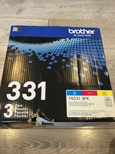 Brother Genuine Standard-Yield Color Toner Cartridge Three Pack TN331 3PK - Picture 1 of 5