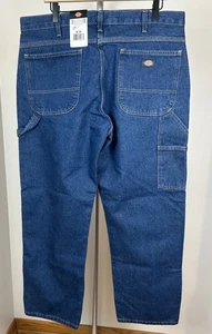 Neu mit Etikett Dickies Carpenter Denim Herrenjeans 36 x 30 blau Baggy lockere Passform - Bild 1 von 5