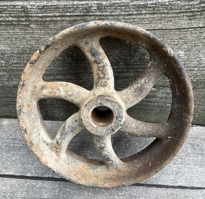 Vintage antike FAIRBANKS Gewicht Plattform Waage 7" RAD Gusseisen USA (Teile) - Bild 1 von 4