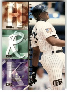 Frank Thomas Fleer Ultra 1995 Homerun King 2 de 10 Medias Blancas de Chicago - Imagen 1 de 2