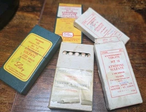 Atropinsulfat Konvolut. Apotheker Sammlerstück nicht zum Verzehr - Bild 1 von 11