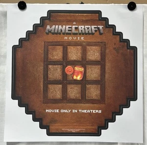 Mantel individual de mesa de exhibición McDONALD'S 2025 Minecraft nueva calcomanía promoción - Imagen 1 de 3
