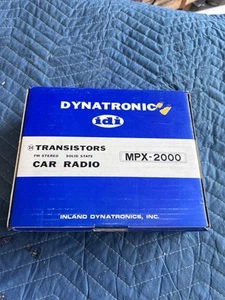 VINTAGE NEW IN BOX DYNATRONIC MPX 2000 CAR Radio USA Made - Picture 1 of 4
