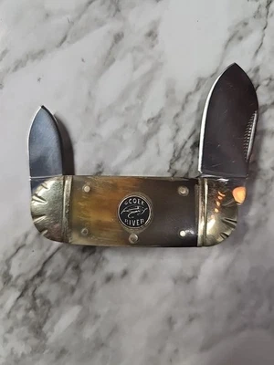 FROST OCOEE RIVER ELEPHANT TOE FOLDING KNIFE, STAINLESS STEEL, - Image 1 of 3