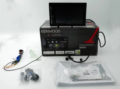 Kenwood Excelon DDX393 Double Din Multimedia Receiver DVD with Bluetooth - Image 1 of 2