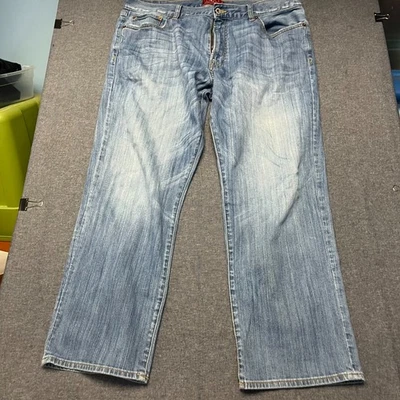 Lucky Brand 361 Vintage Straight Mens Jeans Size 38x30 Blue Light Wash Handcraft - Image 1 of 4
