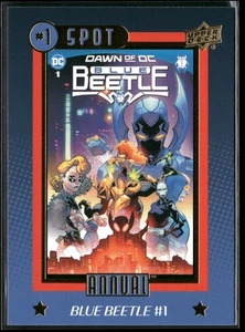 2023-24 Upper Deck DC Annual #N1S-17 Blue Beetle Number 1 Spot - Picture 1 of 2