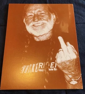Póster fotografía sepia Willie Nelson 14" x 11" música country clásica sin marco - Imagen 1 de 3