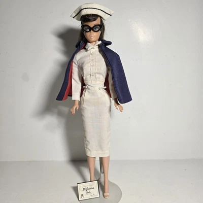 1964 Swirl Ponytail Barbie #850 Brunette In Registered Nurse Outfit #991 Mattel - Image 1 of 4