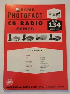 Sams Photofact CB Radio seria nr 134 ~ sierpień 1977 ~ CB-134 - Zdjęcie 1 z 2