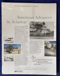 USPS Commem. Pannello CP737, Aviation Advances, foglio completo, Sct#3916-25, mai aperto! - Foto 1 di 1