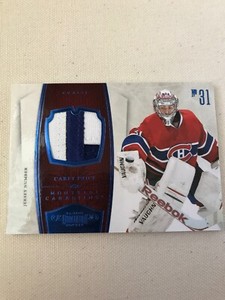 10-11 DOMINION BLUE Patch 3 Color #51 CAREY PRICE MONTREAL CANADIENS 12/25