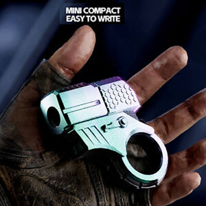 EDC Spinner Fidget Ring Folding Hand Adult Toys Alloy Gun Metal Decompression