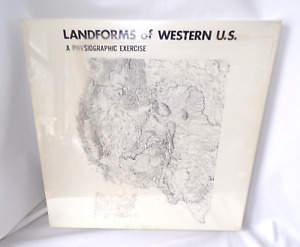 Irwin Raisz Jigsaw Puzzle Landforms of Western U.S. Map 550 Pcs 18" x 24" Sealed