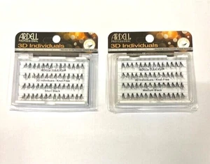 ARDELL INDIVIDUAL -3D INDIVIDUAL KNOT FREE- EYELASHES BLACK--FAST UK TRACK POST!