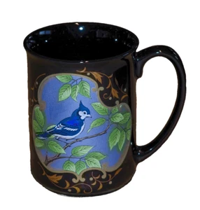 TAZA VINTAGE PÁJARO AZUL Hecha en Japón Años 50 - Imagen 1 de 6