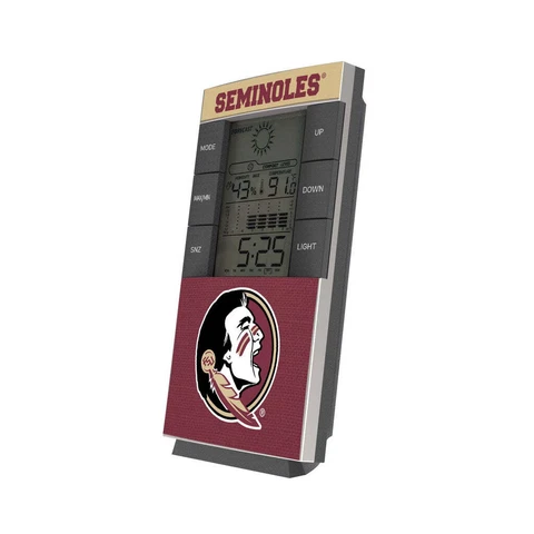 Florida State Seminoles Solid Wordmark Digital Desk Clock Cover