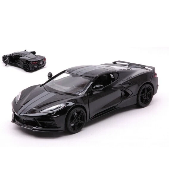 CORVETTE STINGRAY 2020 BLACK 1:24 - Immagine 1 di 1