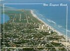 NEW SMYRNA BEACH, FLORIDA ~ Aerial View North Along Atlantic Coast - Postcard