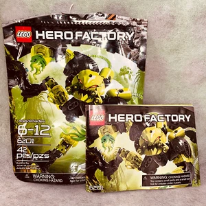 6201 Toxic Reapa Lego Hero Factory Bionicle 100% Completo + Borsa + Istruzioni - Foto 1 di 6