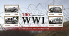 Guyana 2014 MNH WWI WW1 Première Guerre mondiale chars 100e Anniv 4v M/S timbres militaires