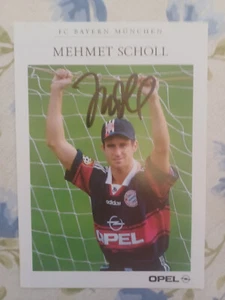 Memhmet Scholl original signierte Autogrammkarte FC Bayern München T20 - Picture 1 of 2