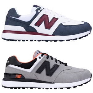Scarpe da golf New Balance uomo impermeabili 574 verdi V2 pelle senza punte comode - Foto 1 di 11