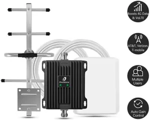 5G 4G LTE Cell Phone Signal Booster AT&T Verizon 700MHz Band 12/13/17 Voice Data - Picture 1 of 8