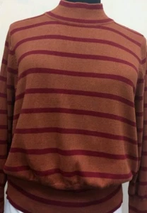 Maglione donna 3X Melissa McCarthy Seven7 girocollo marrone BP31 - Foto 1 di 11